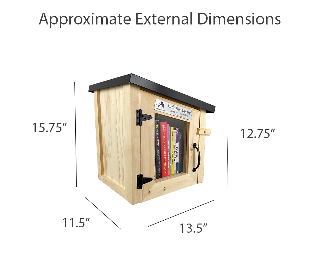 Mini Modern Little Free Library - Image 3