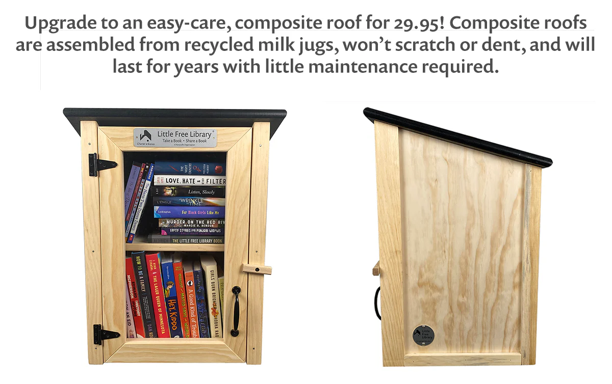 Two Story Shed Unfinished Little Free Library - Image 3