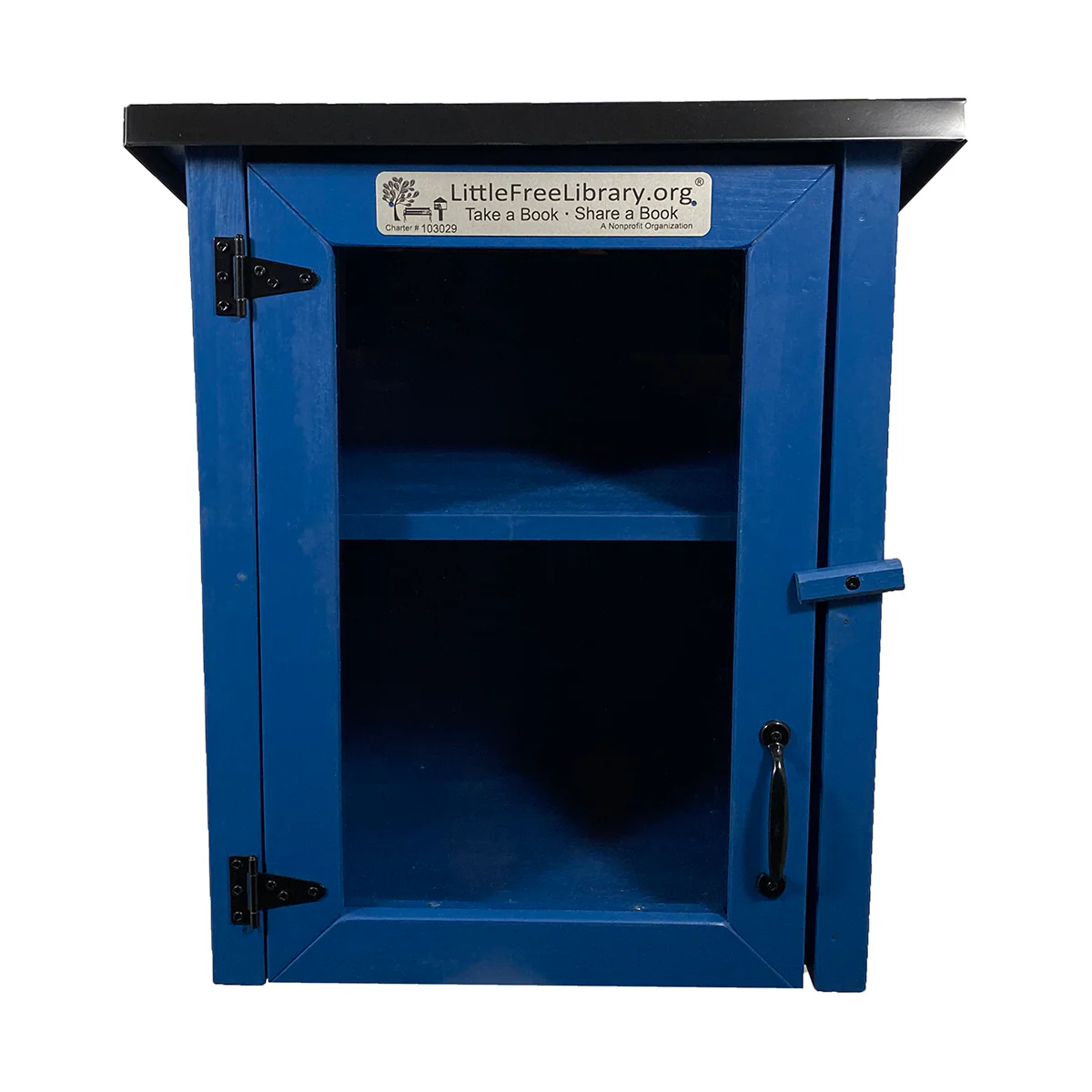 Two Story Shed Blue Kit Little Free Library - Image 10
