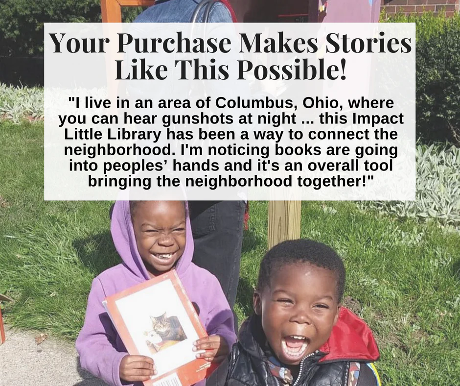 Two Story Shed Blue Kit Little Free Library - Image 16