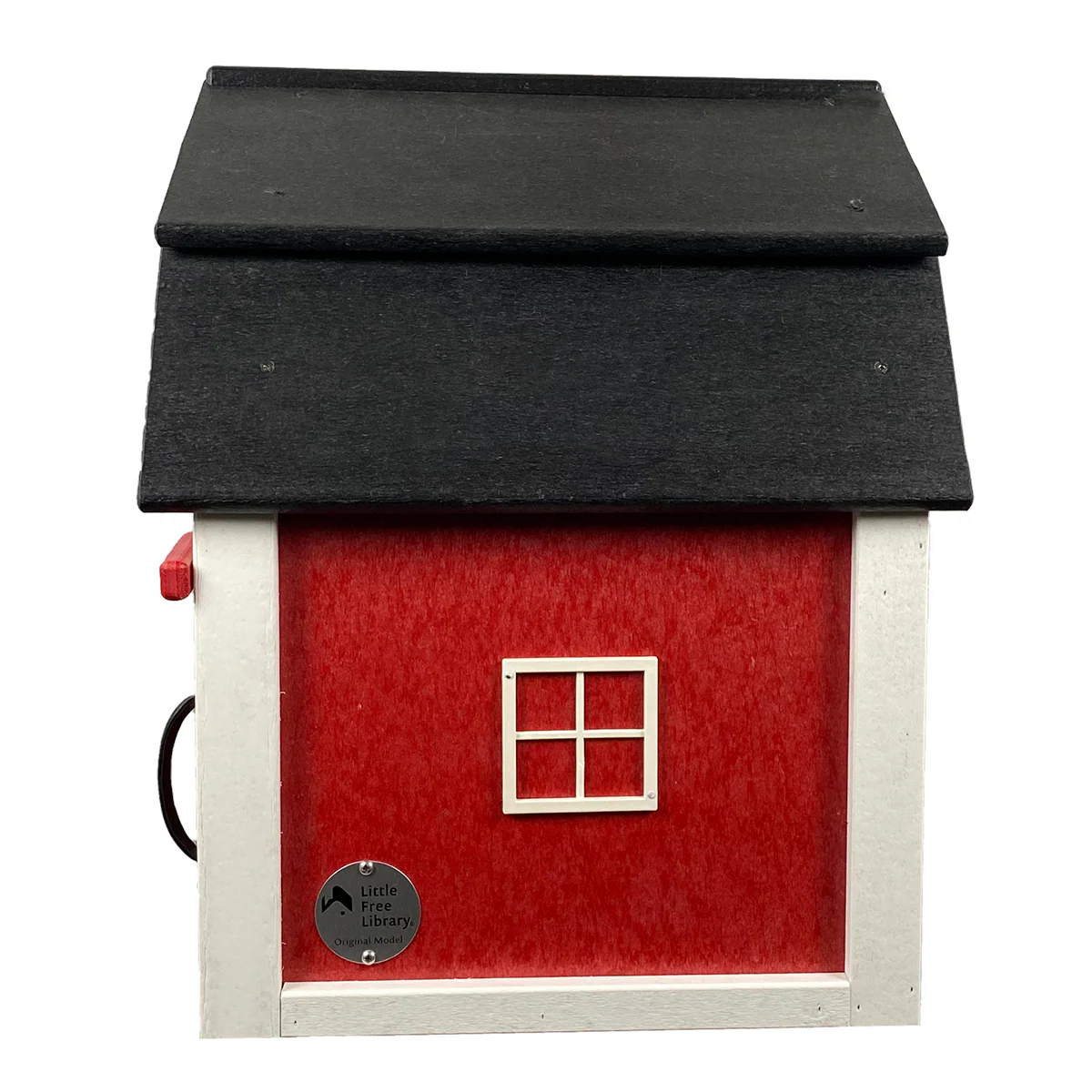 Composite Barn Red Little Free Library - Image 9