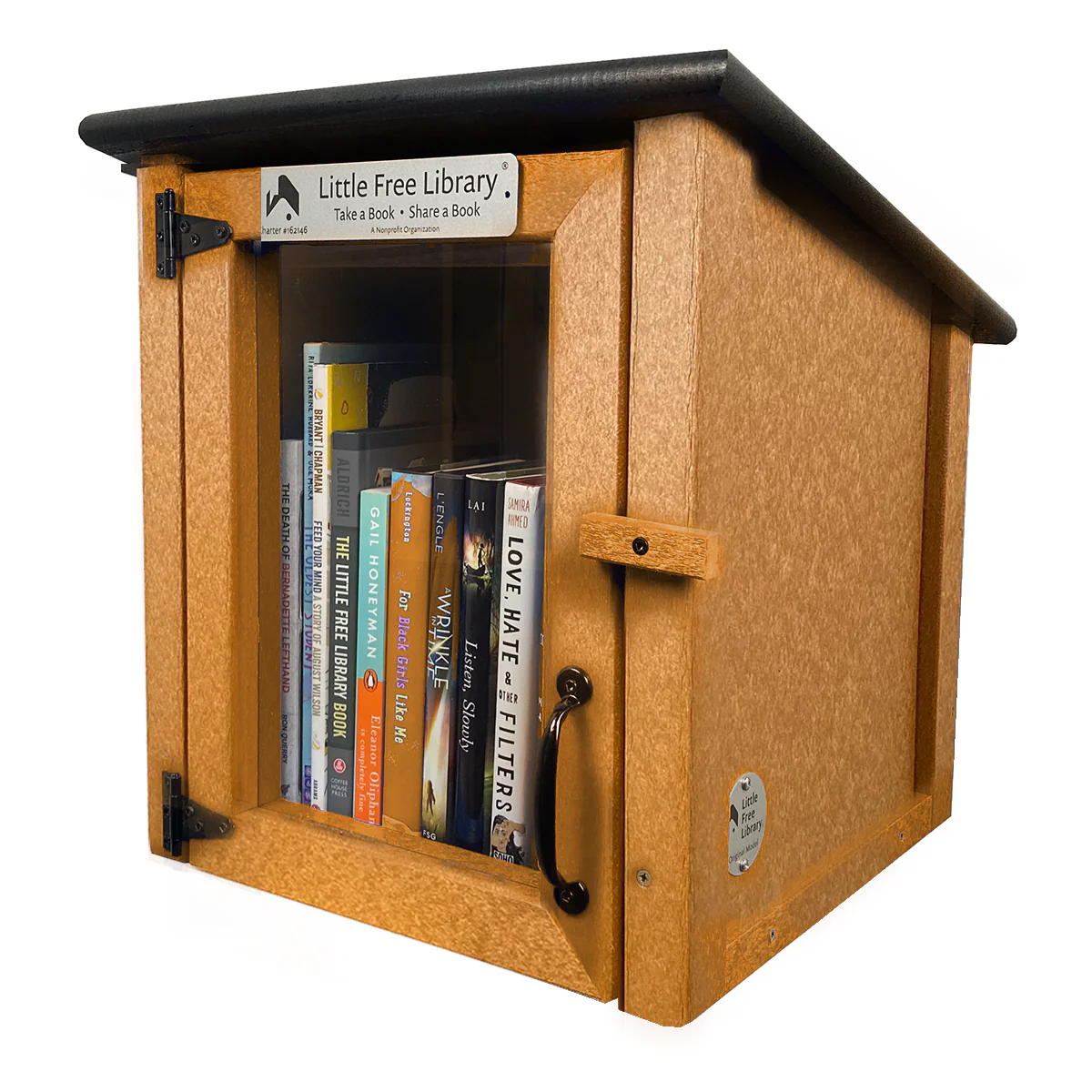Composite One Story Cedar Little Free Library - Image 5