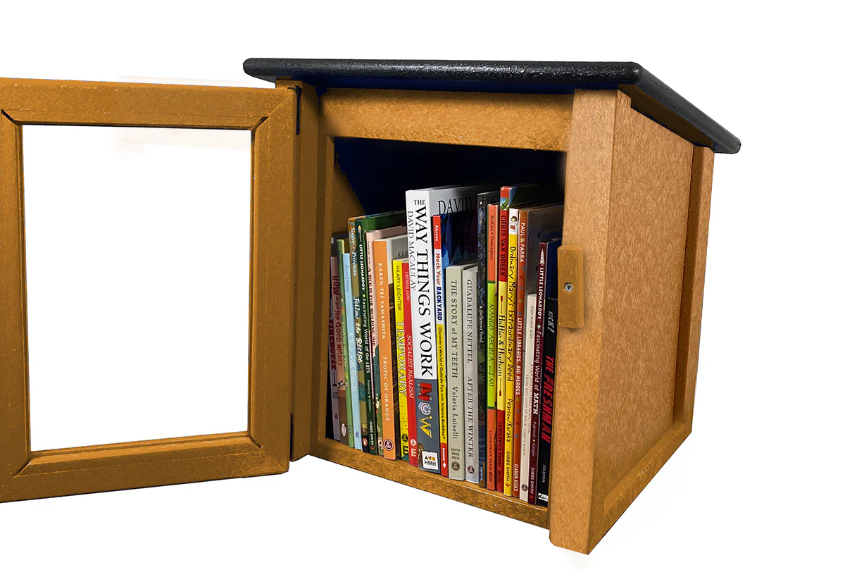 Composite One Story Cedar Little Free Library - Image 6