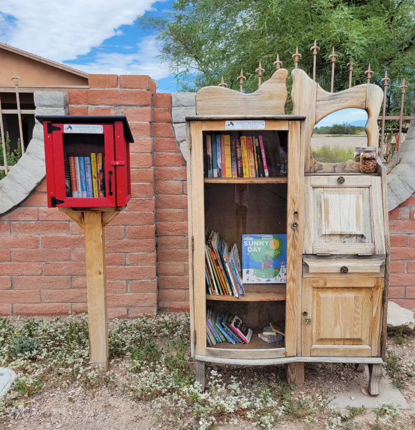 Composite One Story Red Kit Little Free Library - Image 4