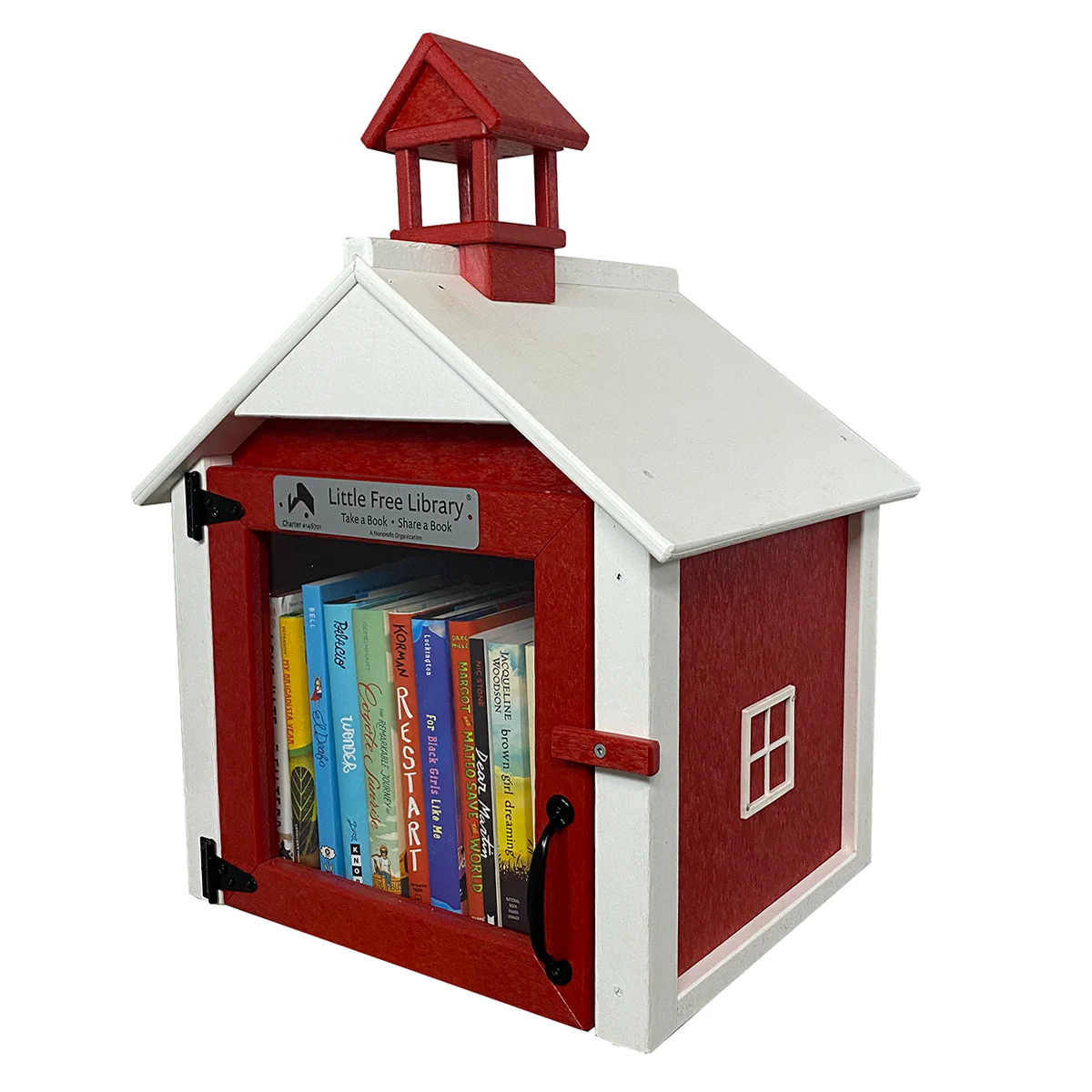 Composite Schoolhouse Little Free Library - Image 4