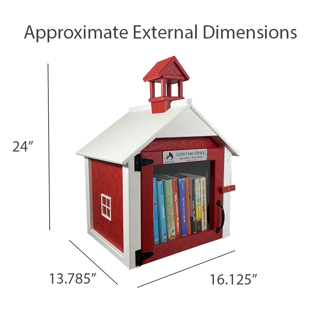 Composite Schoolhouse Little Free Library - Image 5