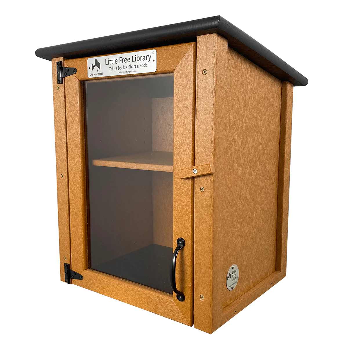 Composite Two Story Cedar Kit Little Free Library - Image 12