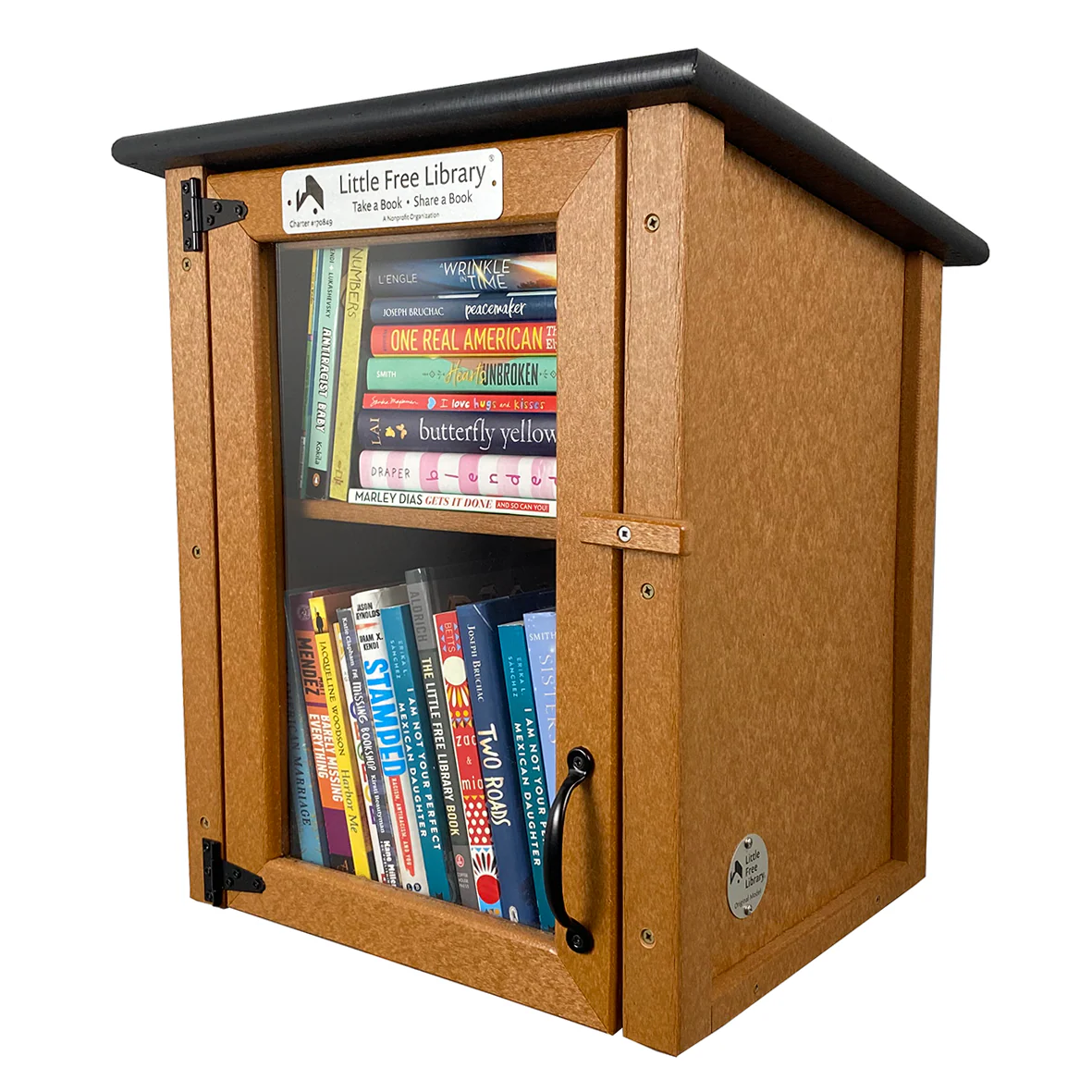 Composite Two Story Cedar Kit Little Free Library - Image 5