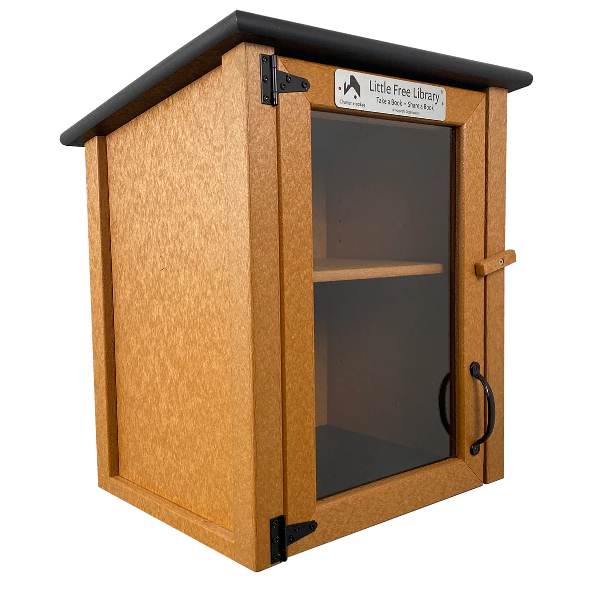Composite Two Story Cedar Little Free Library - Image 6