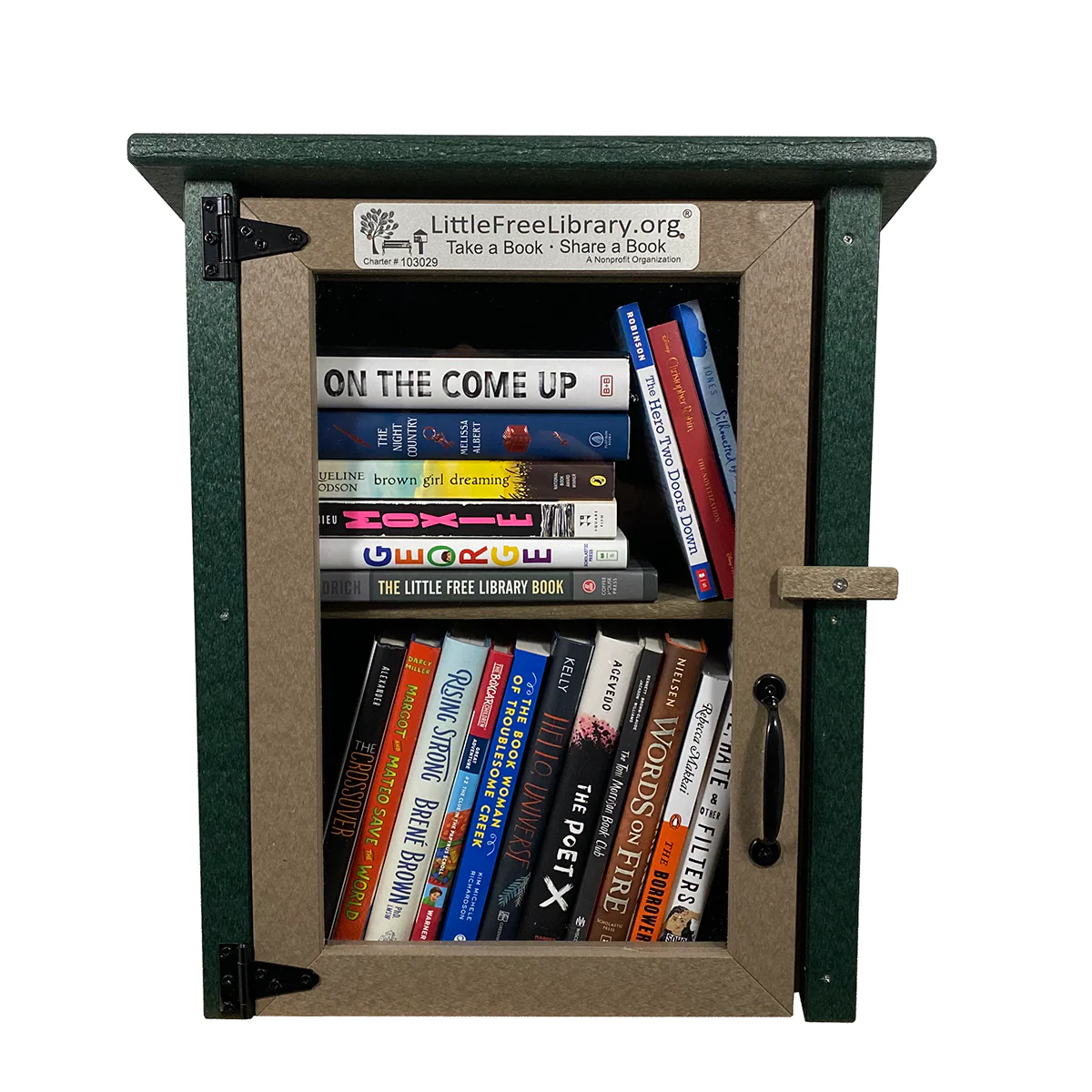 Composite Two Story Forest Little Free Library - Image 5