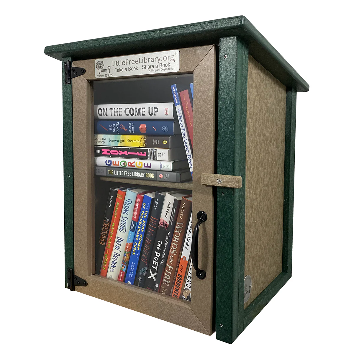 Composite Two Story Forest Little Free Library - Image 6