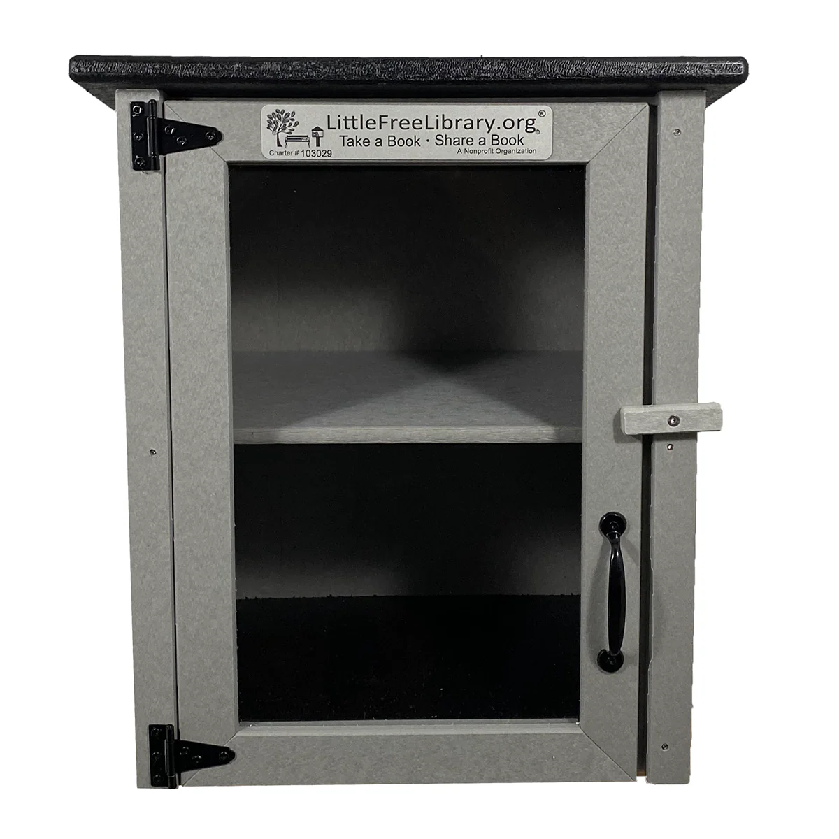 Composite Two Story Gray Kit Little Free Library - Image 10