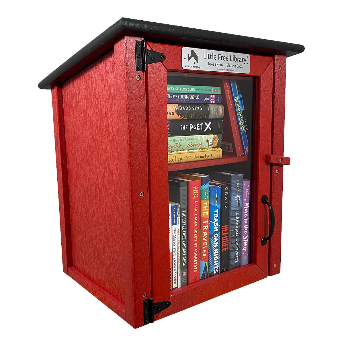 Composite Two Story Red Kit Little Free Library - Image 4