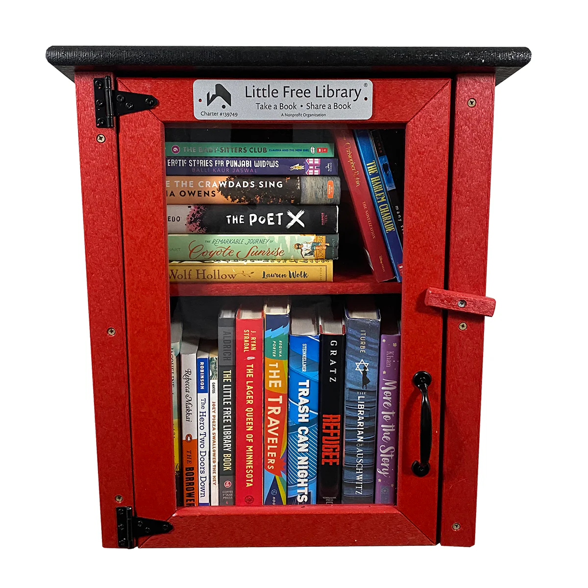 Composite Two Story Red Kit Little Free Library - Image 5
