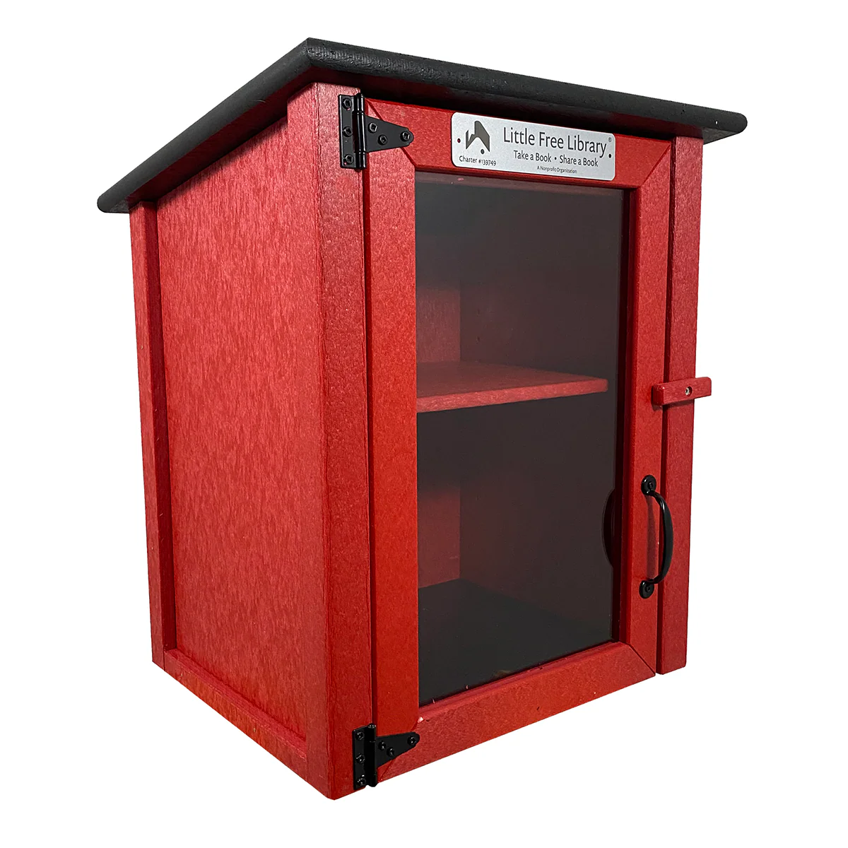 Composite Two Story Red Little Free Library - Image 7