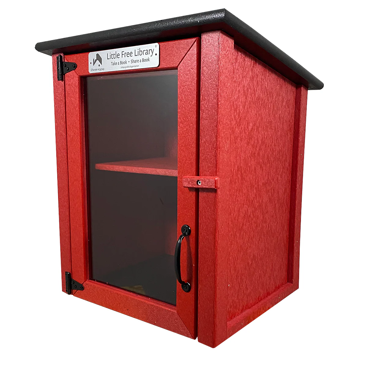 Composite Two Story Red Little Free Library - Image 8