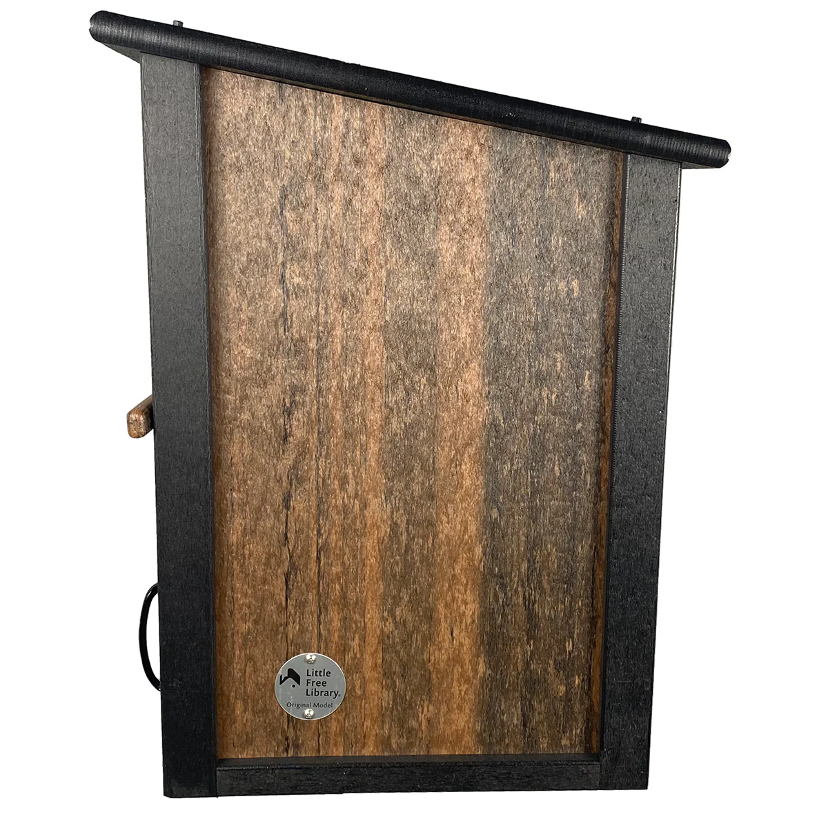Composite Two Story Walnut Little Free Library - Image 7