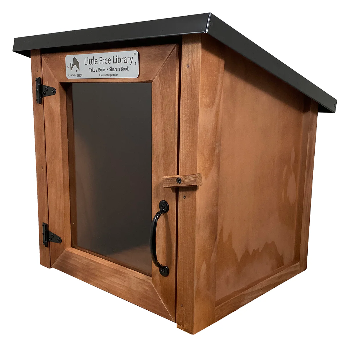 Cottage Stained Little Free Library - Image 8