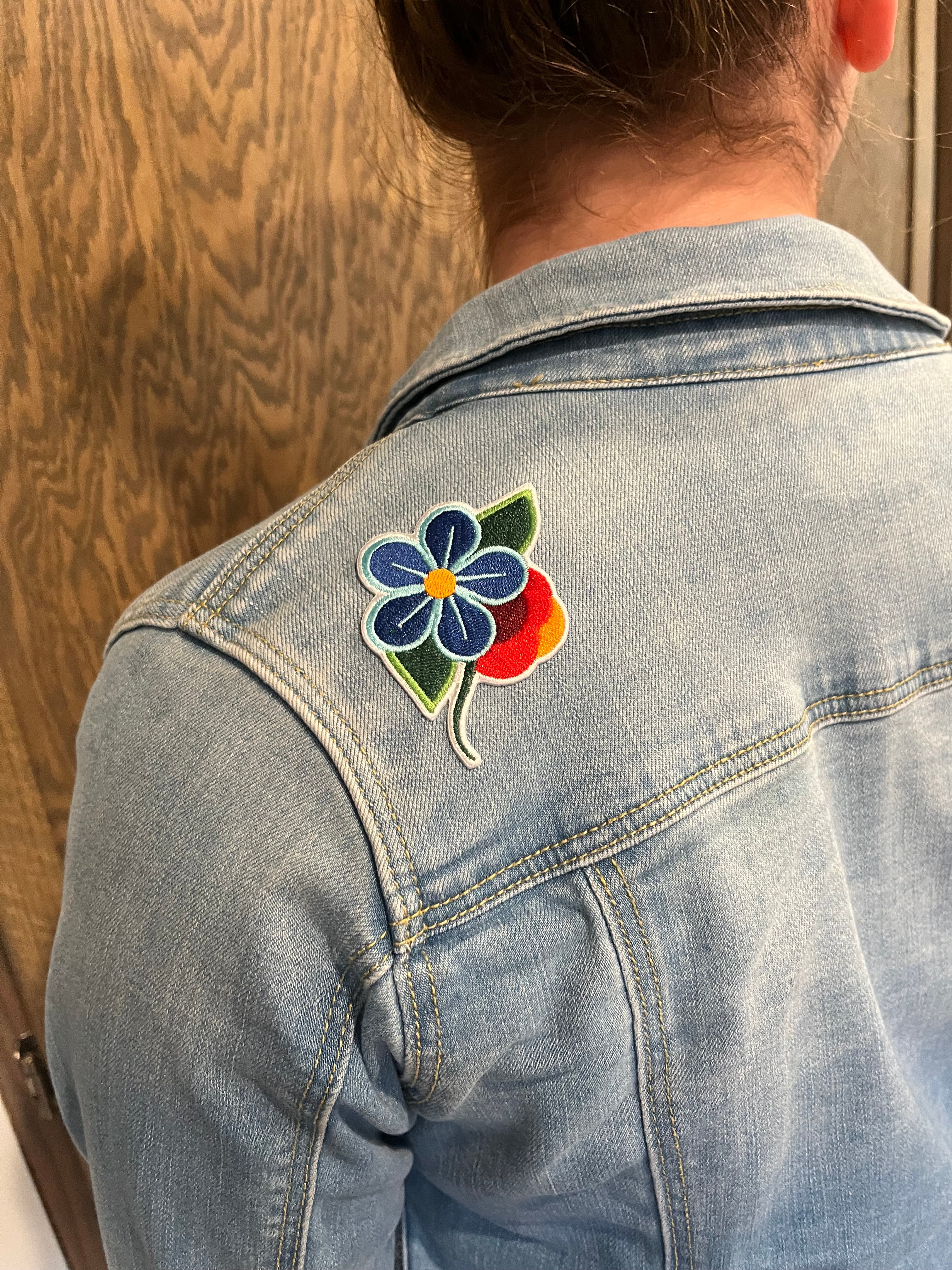 Floral-Embroidered Patch - Image 3