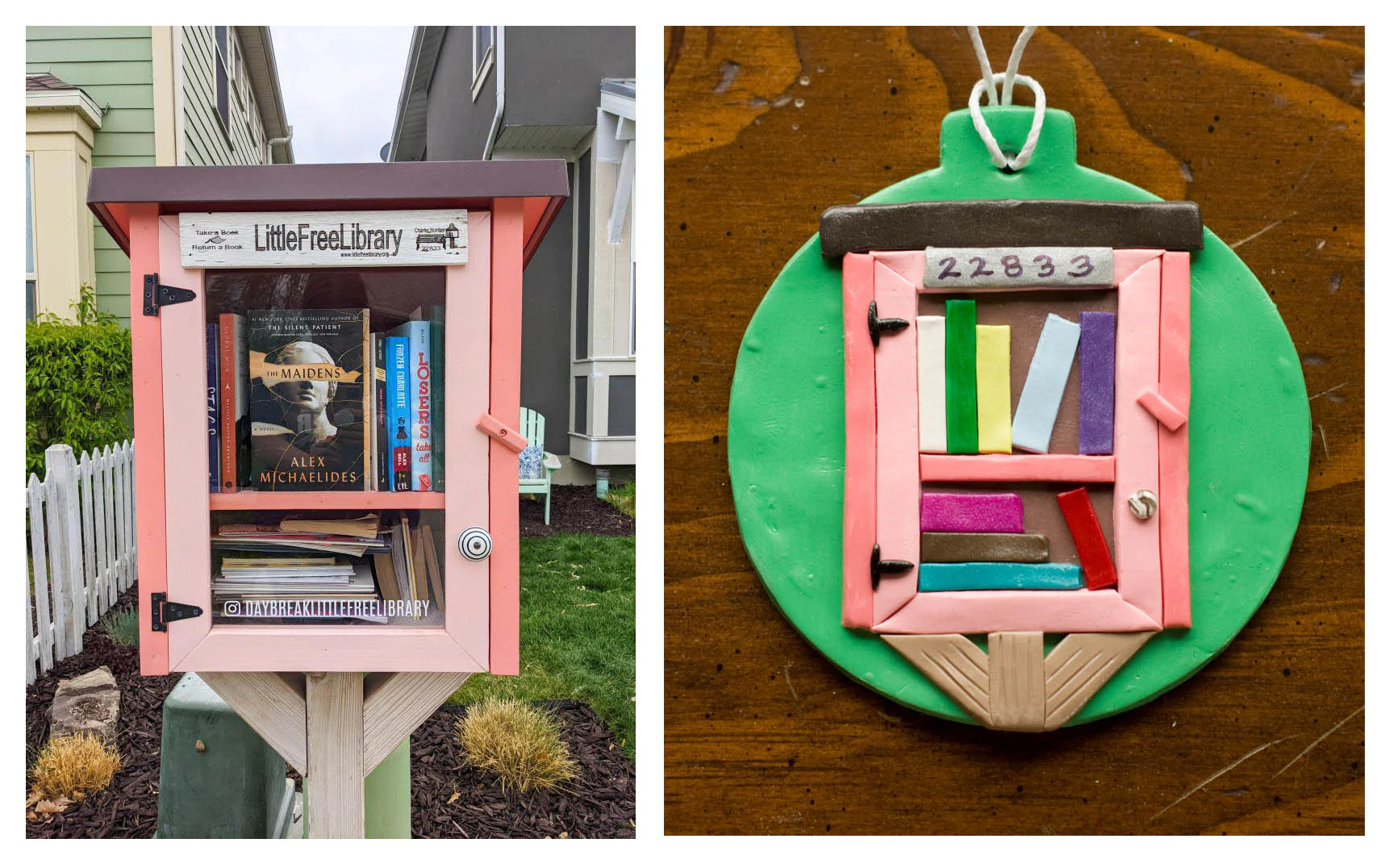 Little Free Library Custom Ornament - Image 5