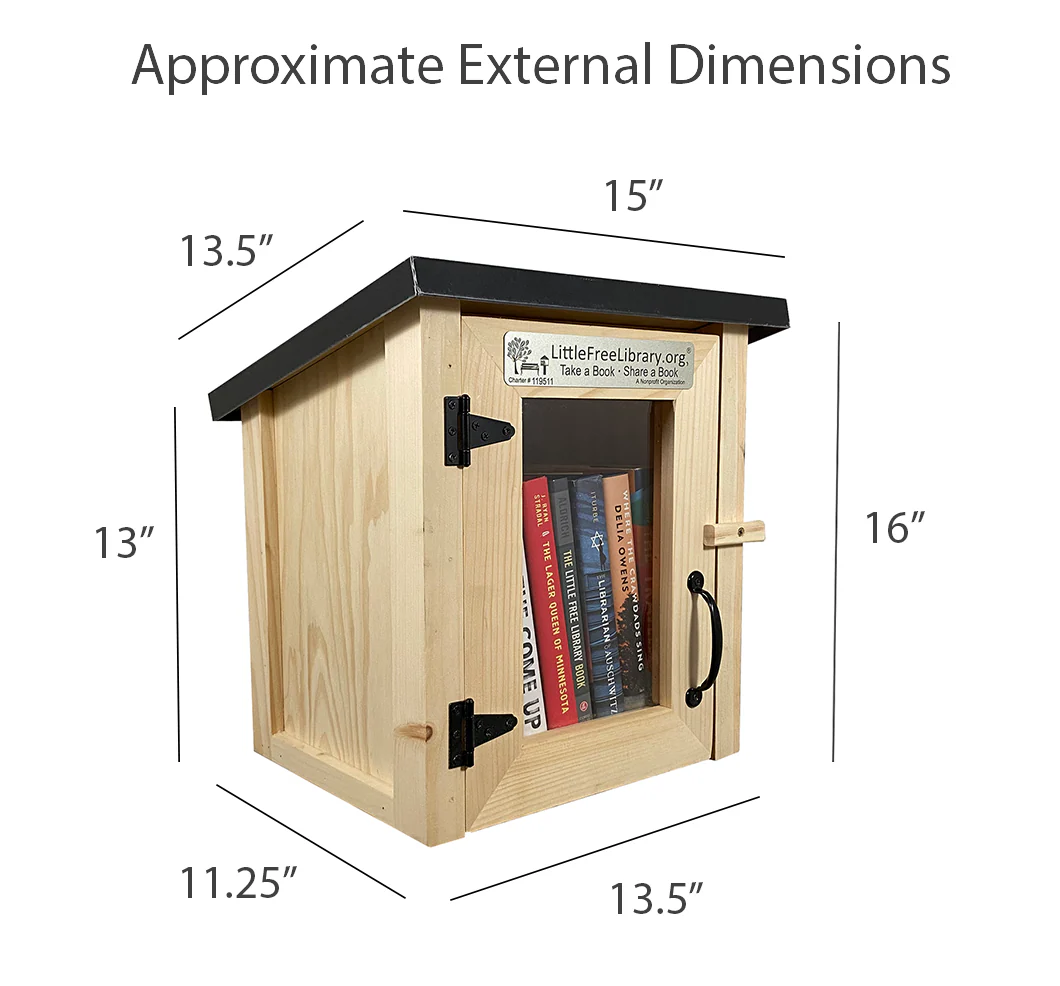 Mini Shed Little Free Library - Image 10