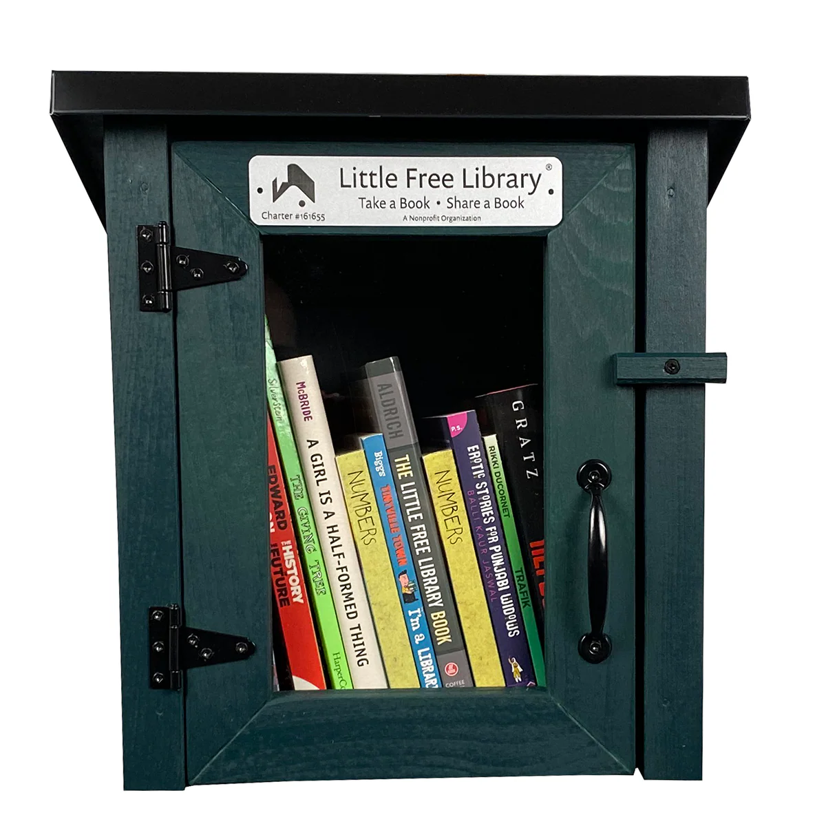 Mini Shed Cypress Little Free Library - Image 3