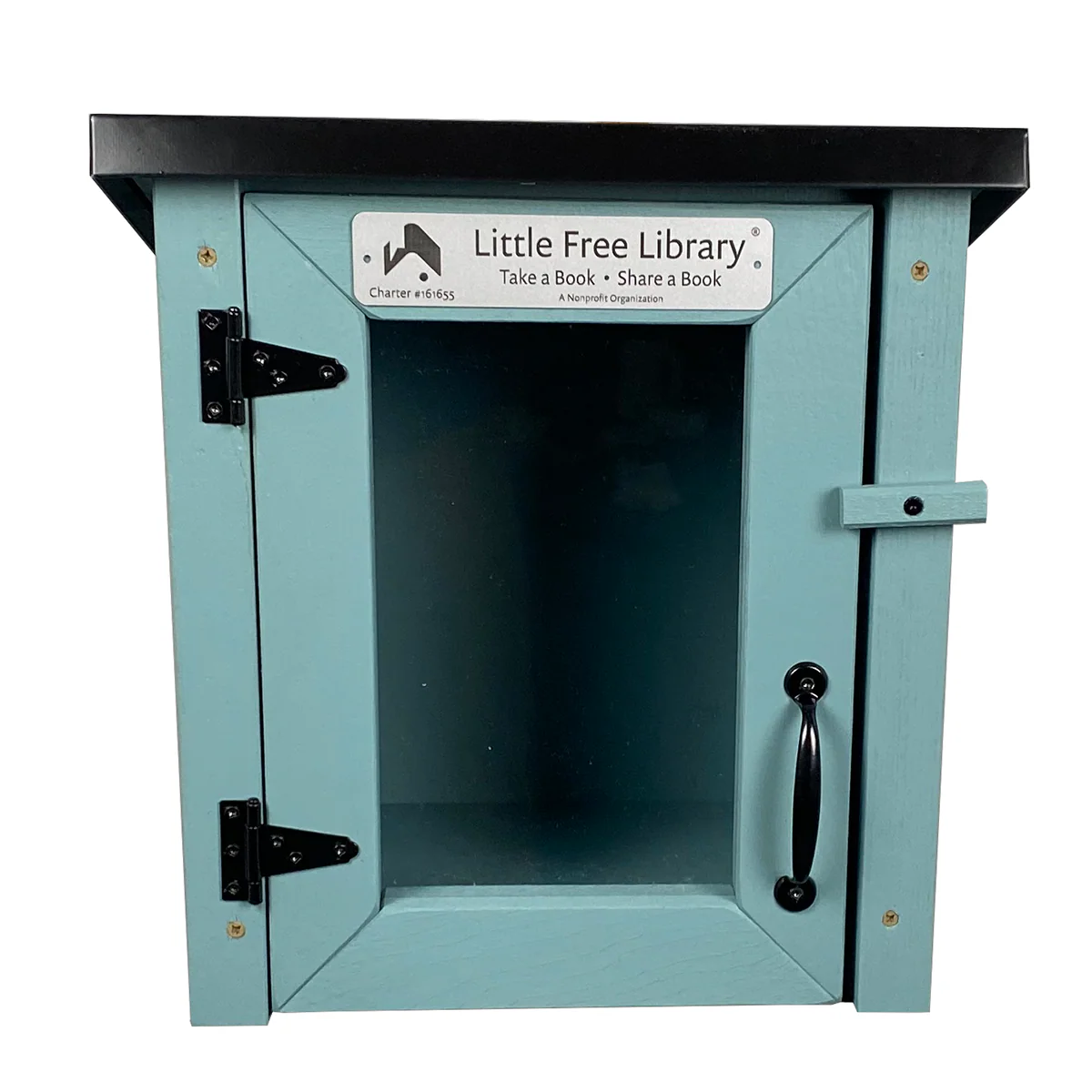 Mini Shed Light Blue Kit Little Free Library - Image 9