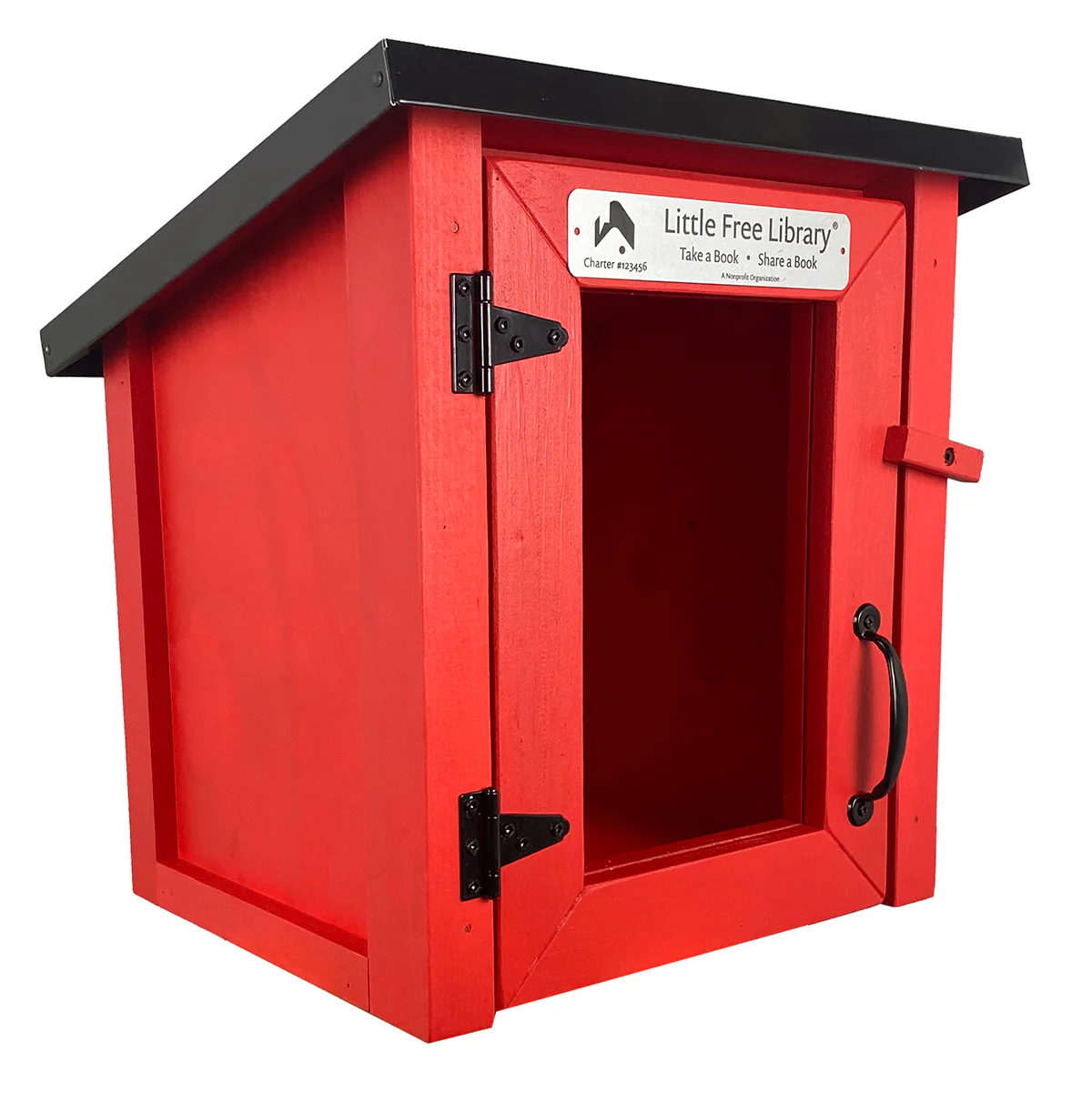 Mini Shed Red Little Free Library - Image 6