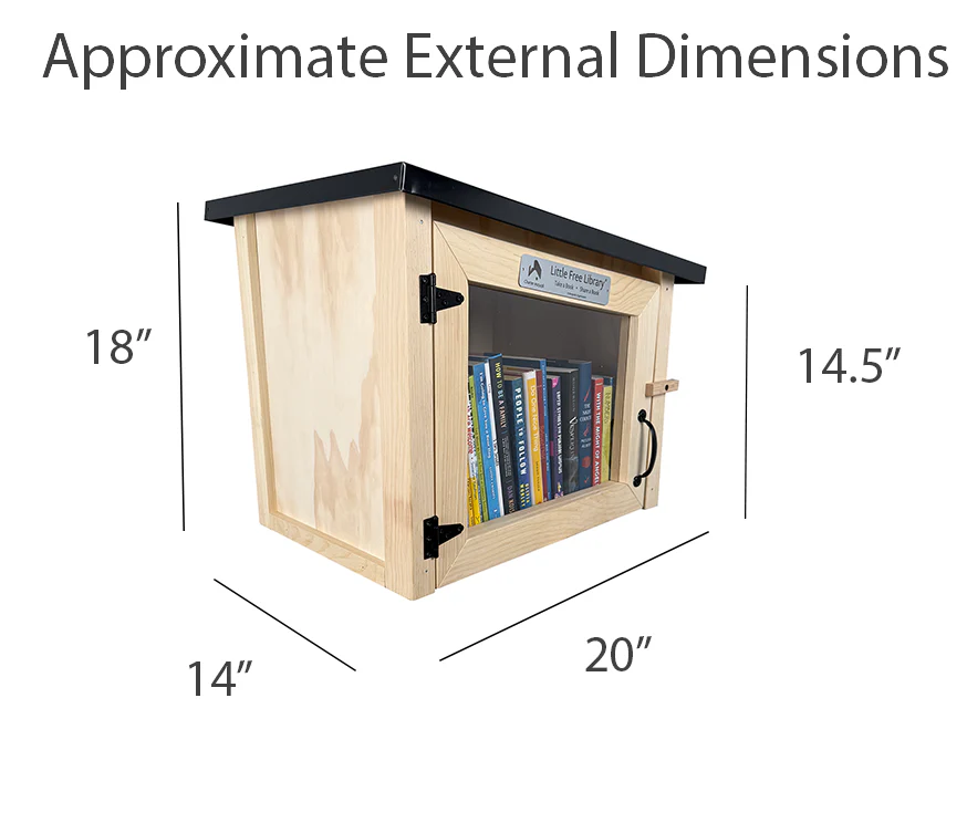 Modern Unfinished Little Free Library - Image 6