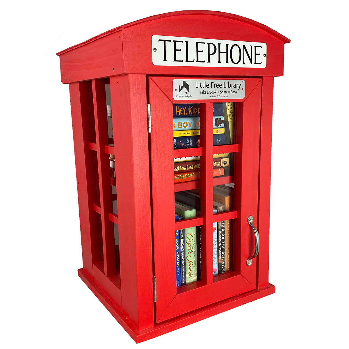 Telephone Booth Little Free Library - Image 6