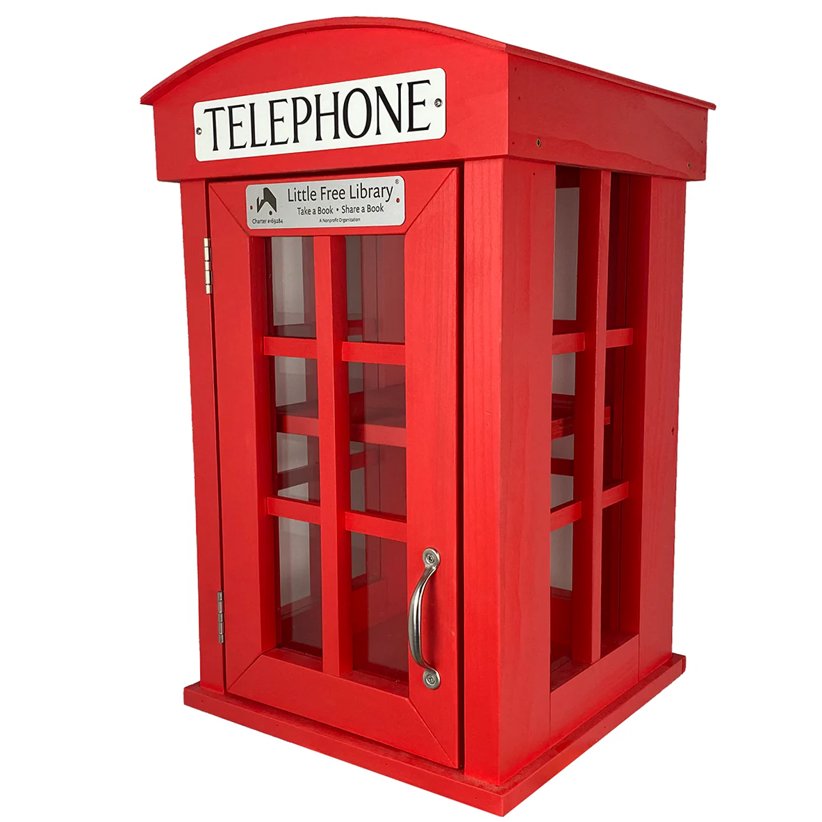 Telephone Booth Little Free Library - Image 9
