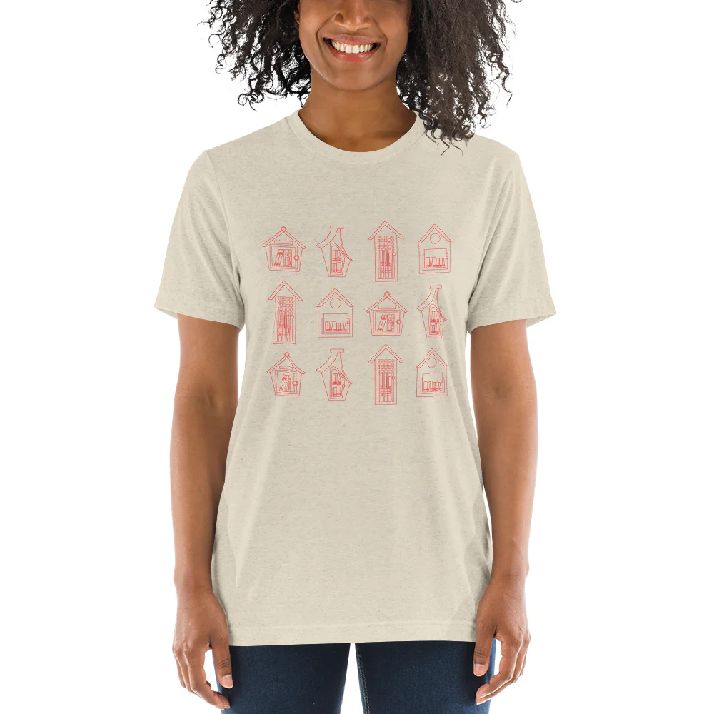Stacked Little Library Tee - Image 3