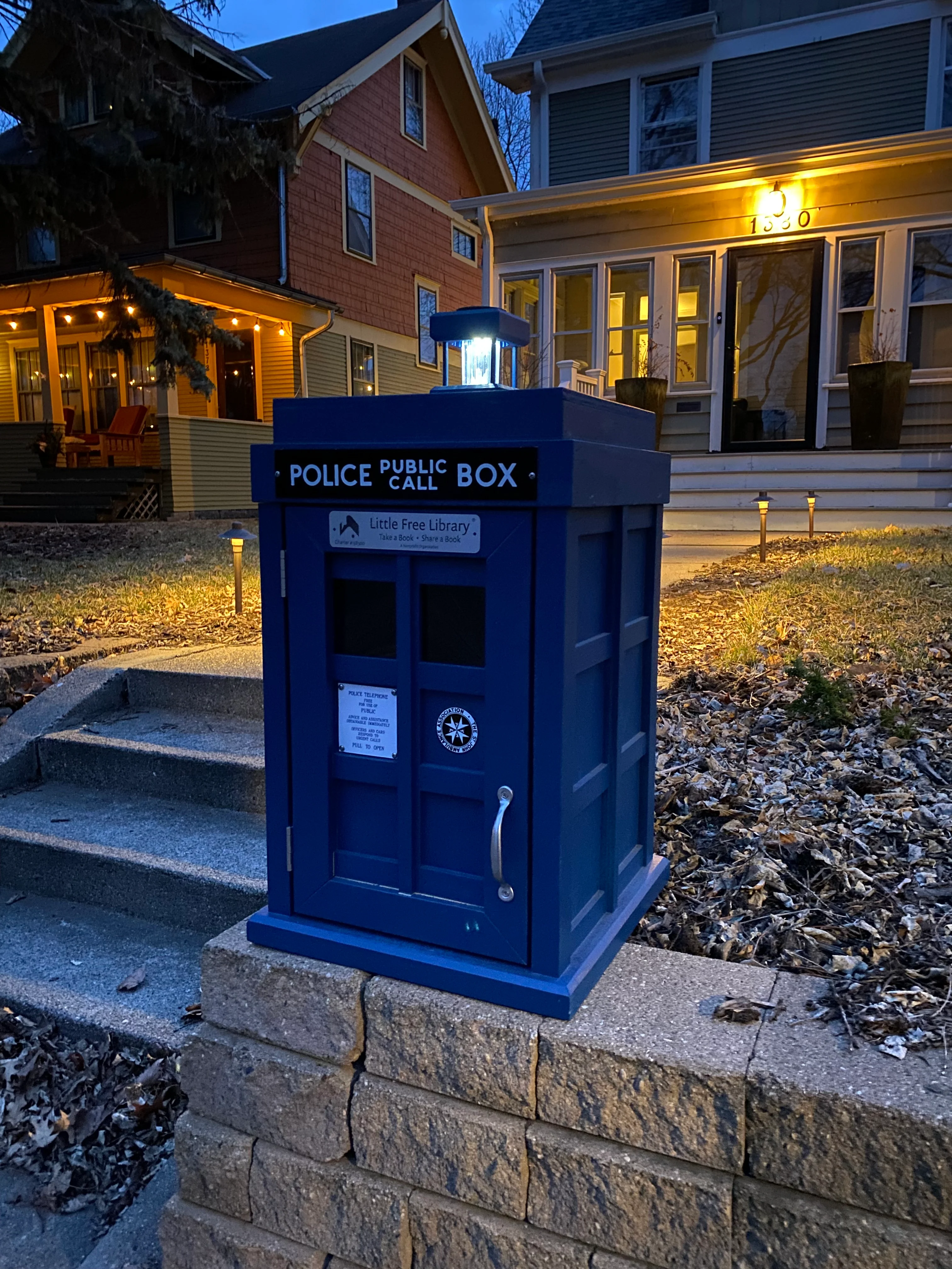 TARDIS Little Free Library - Image 4