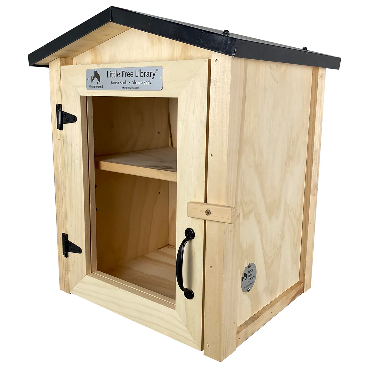 Two Story Book Nook Unfinished Little Free Library - Image 8