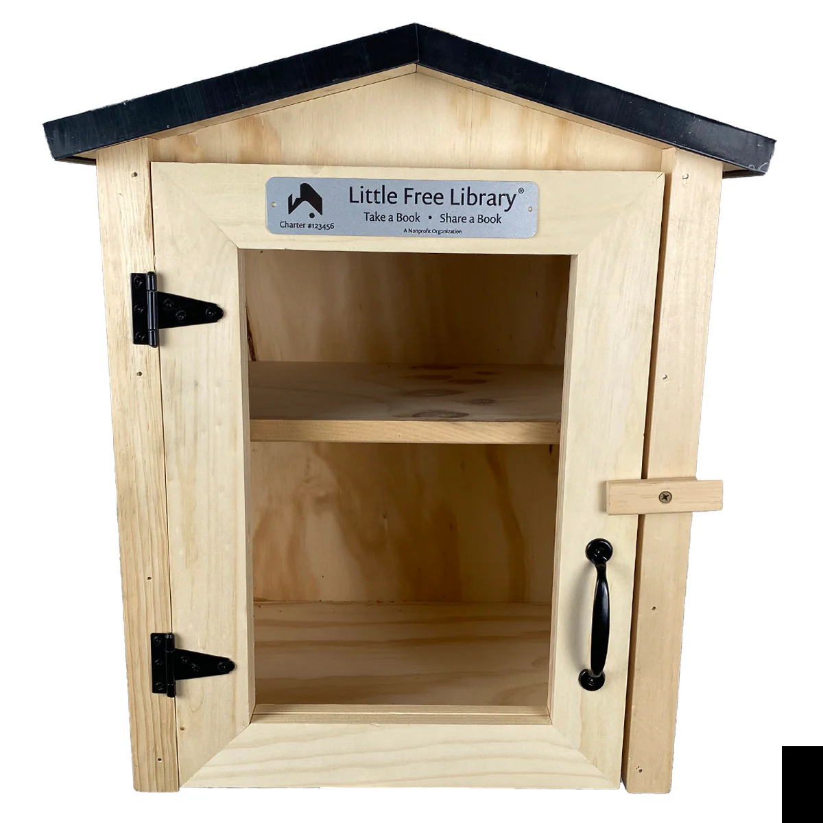 Two Story Book Nook Unfinished Little Free Library - Image 9