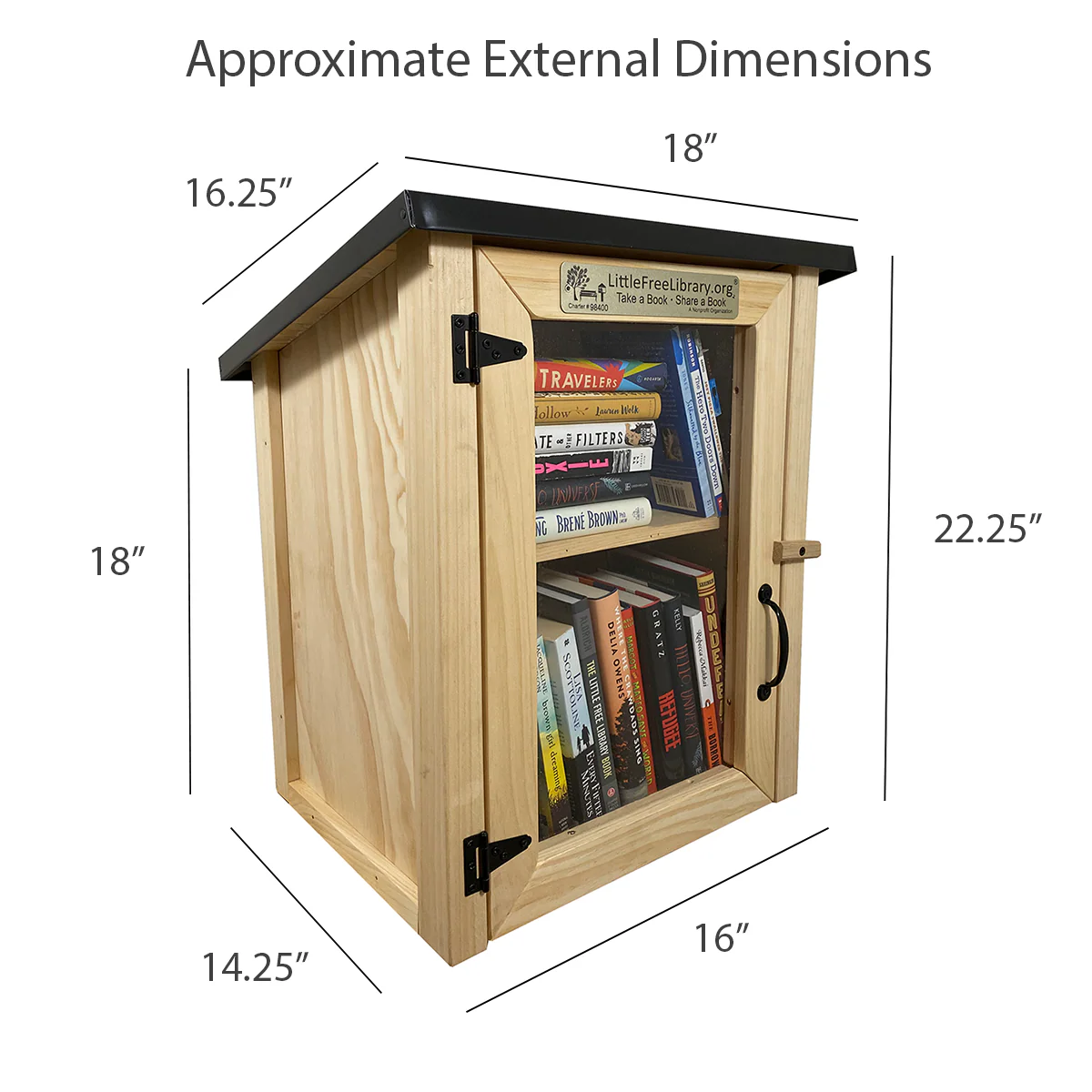 Two Story Shed Unfinished Kit Little Free Library - Image 6